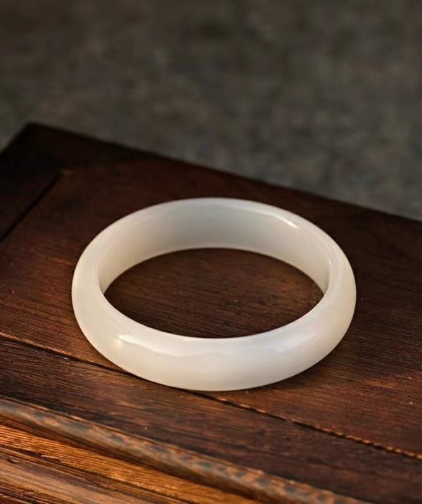 Hetian jade white jade bracelet-154