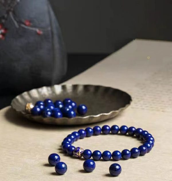 Natural lapis lazuli bracelet-194