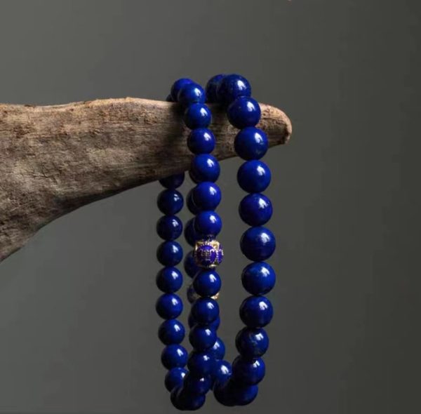 Natural lapis lazuli bracelet-194 - Image 4